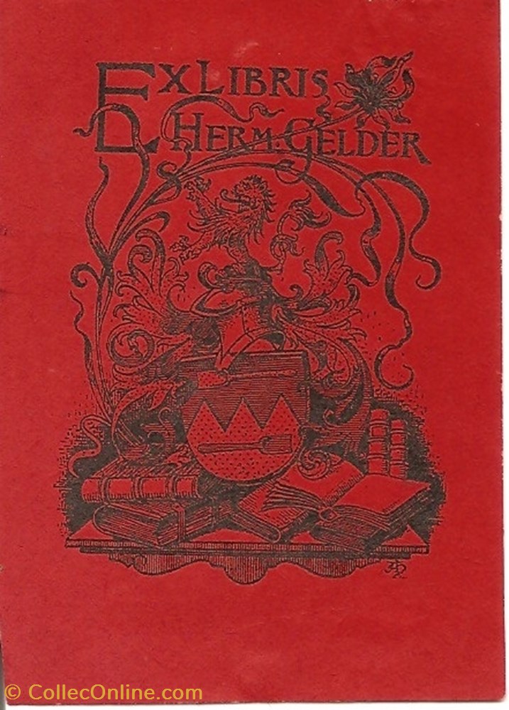 GELDER documents anciens ex libris gelder
