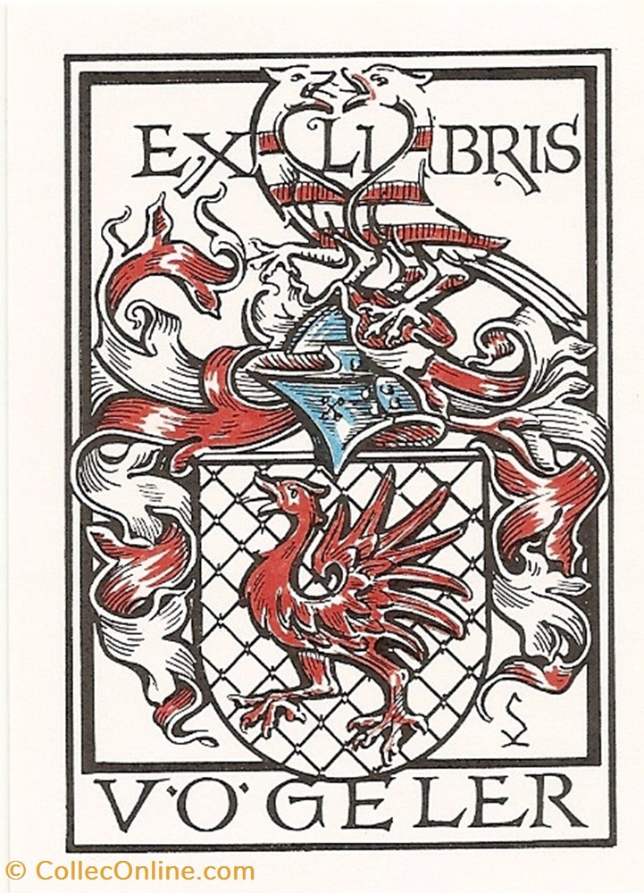 vieux papier ex libri geler