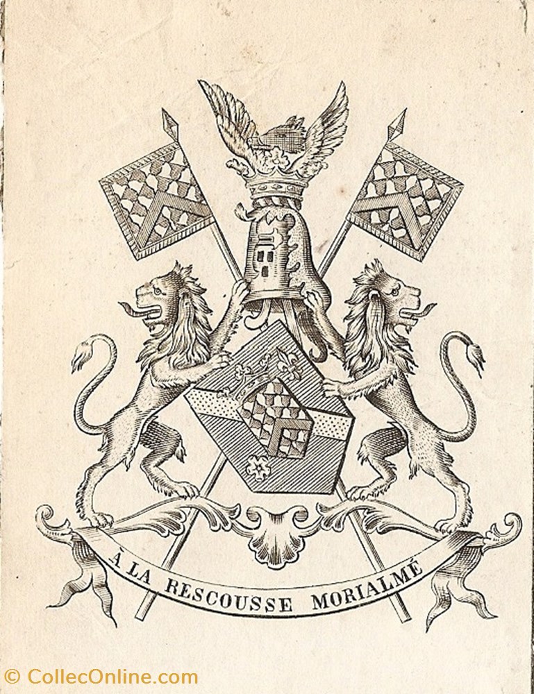 vieux papiers ex libris sans legende senzeilles de saumagne