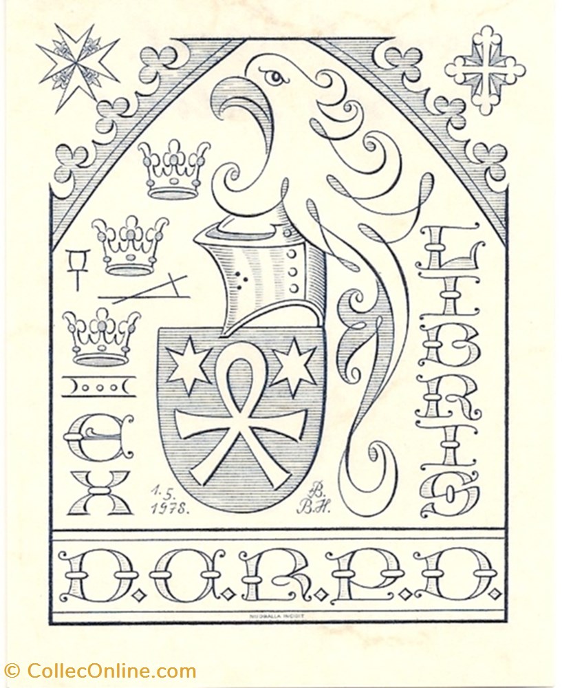 D.C.R.P.D. (Dalberg) vieux papiers ex libris d c r p d dalberg
