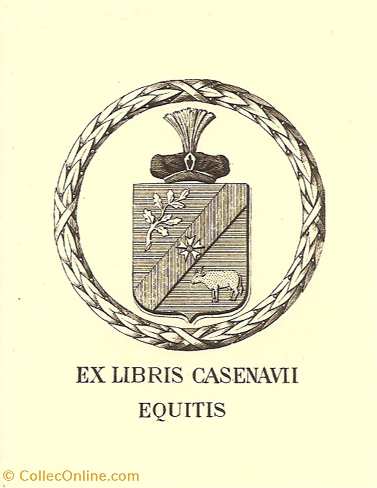 vieux papier ex libri casenave