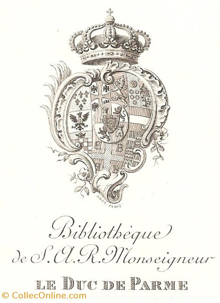 vieux papiers ex libris bourbon parme