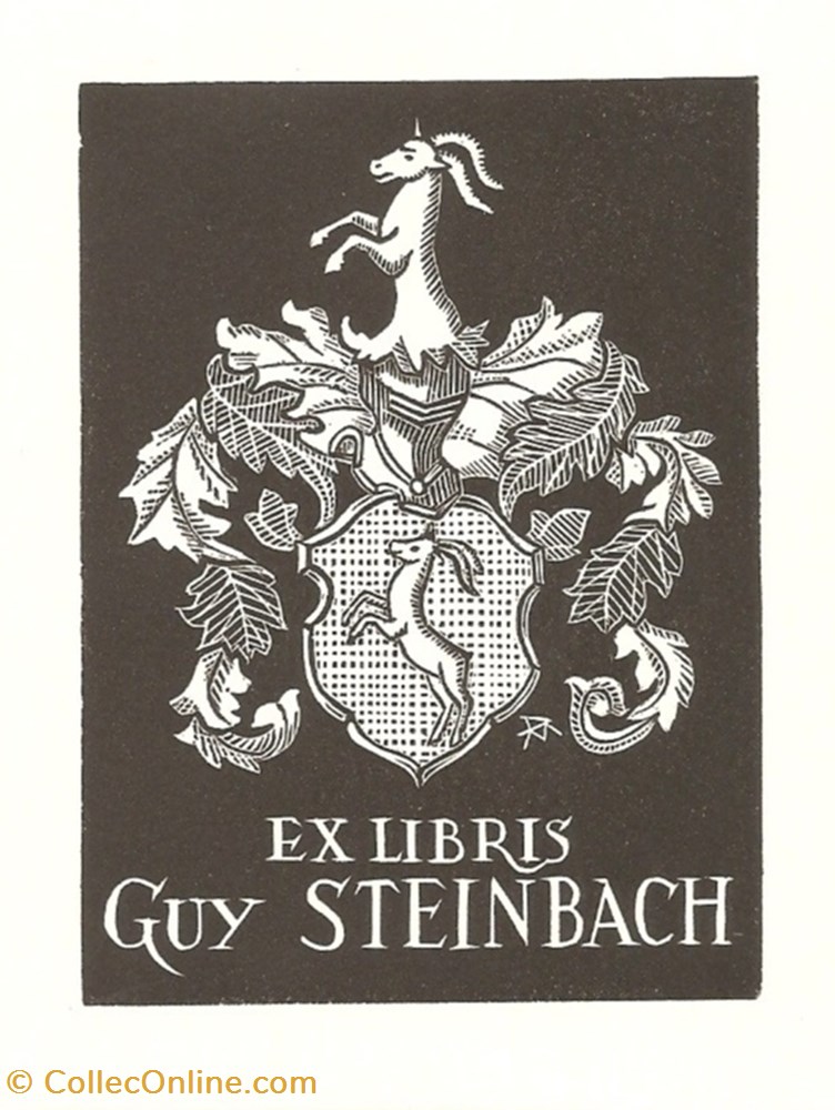 STEINBACH vieux papiers ex libris steinbach
