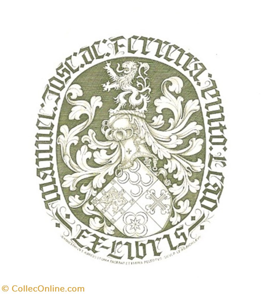 FERREIRA PINTO LEÁO vieux papiers ex libris ferreira pinto leao