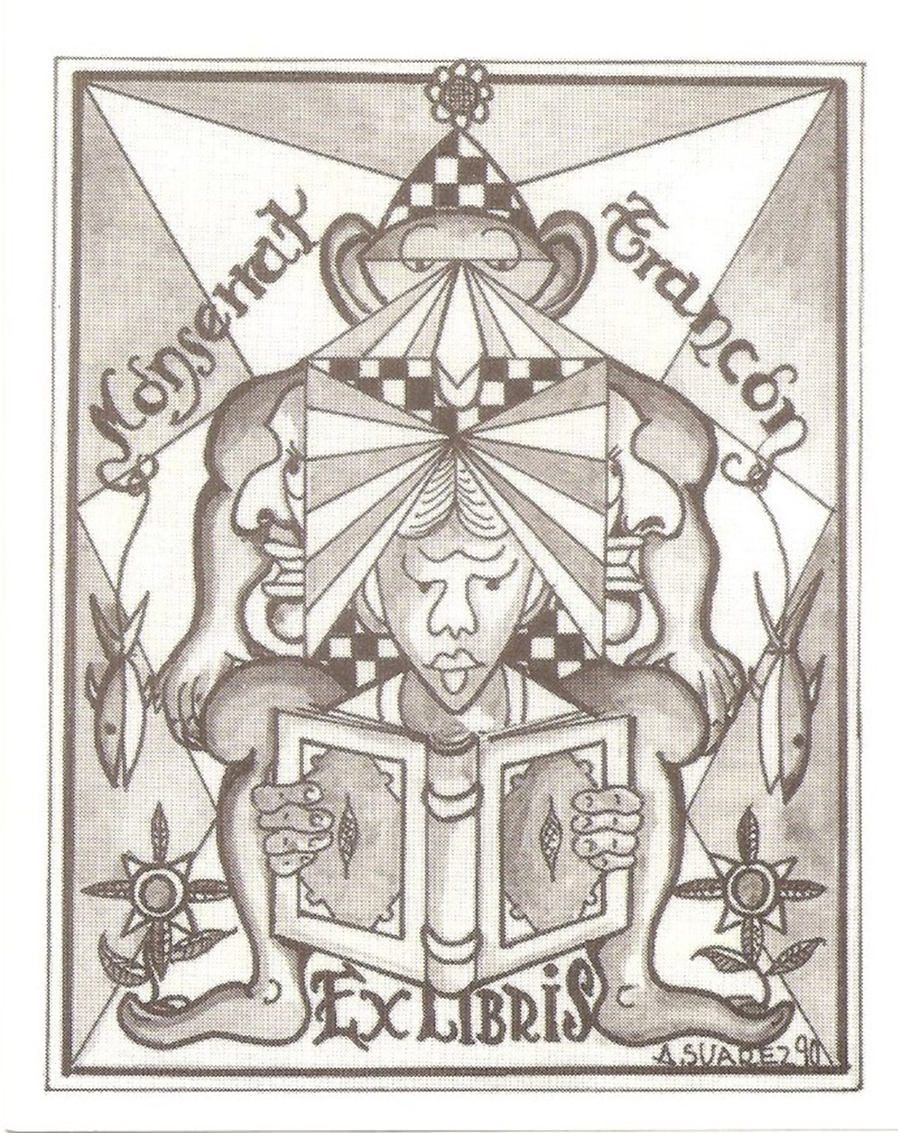 TRANCÓN documents anciens ex libris trancon