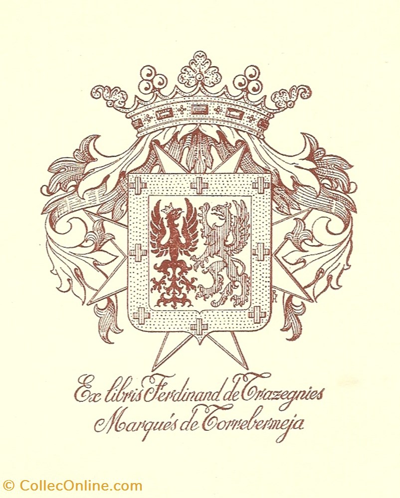 vieux papier ex libri trazegnies