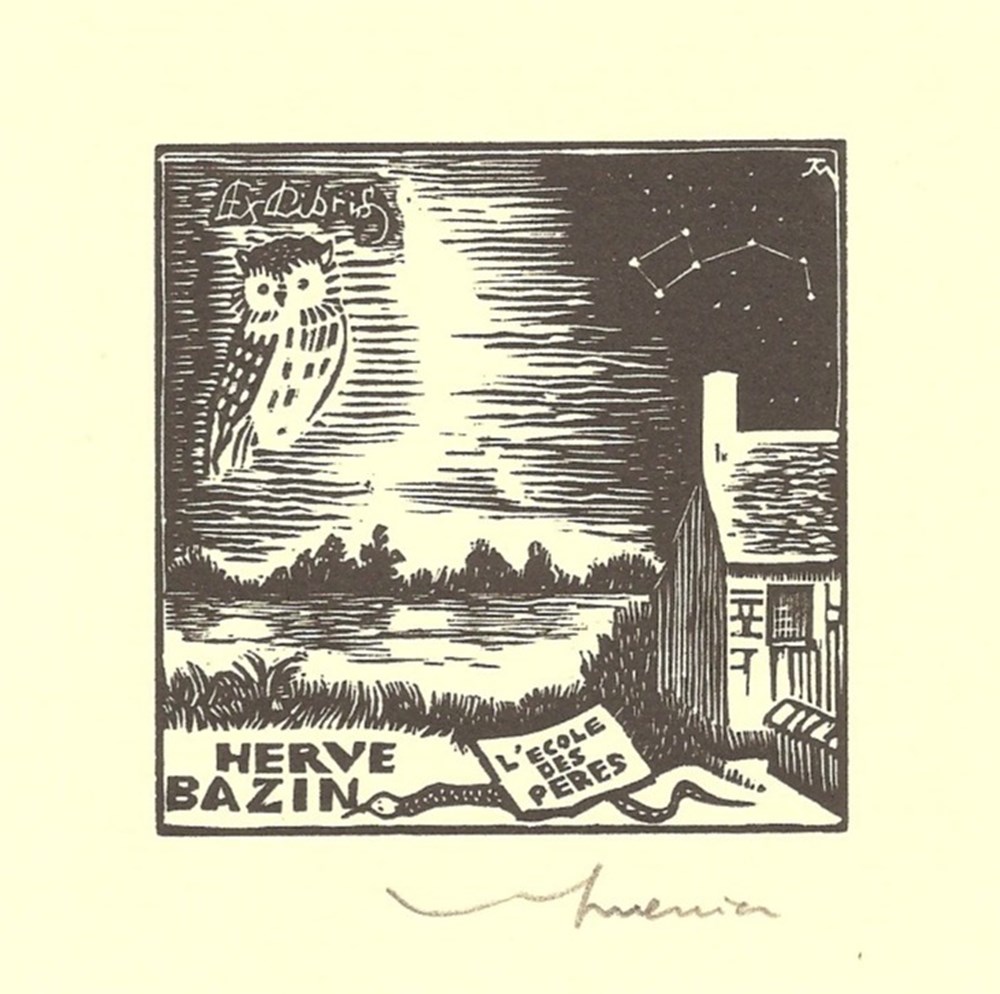 documents anciens ex libris bazin