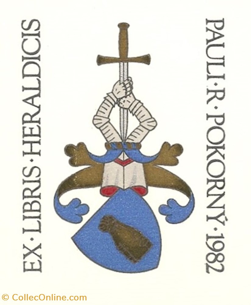 vieux papier ex libri pokorny