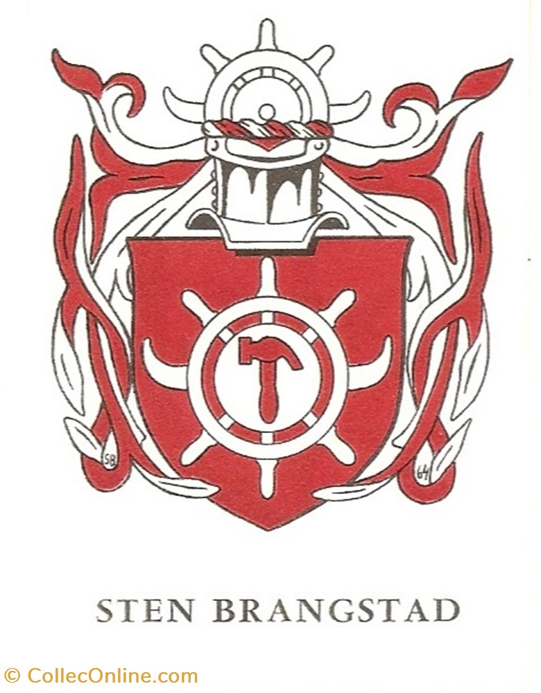 BRANGSTAD vieux papiers ex libris brangstad
