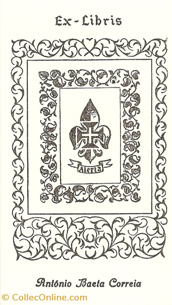 vieux papier ex libri correia