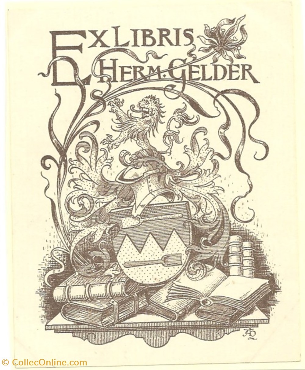 GELDER documents anciens ex libris gelder