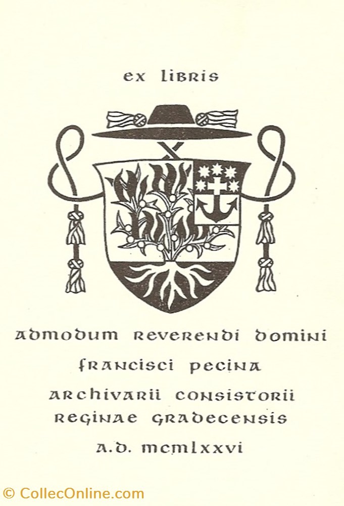 vieux papier ex libri pecina