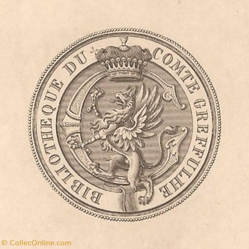 GREFFULHE vieux papiers ex libris greffulhe