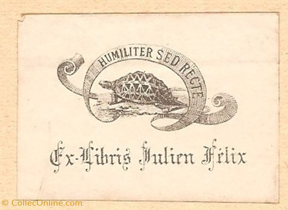 vieux papier ex libri felix