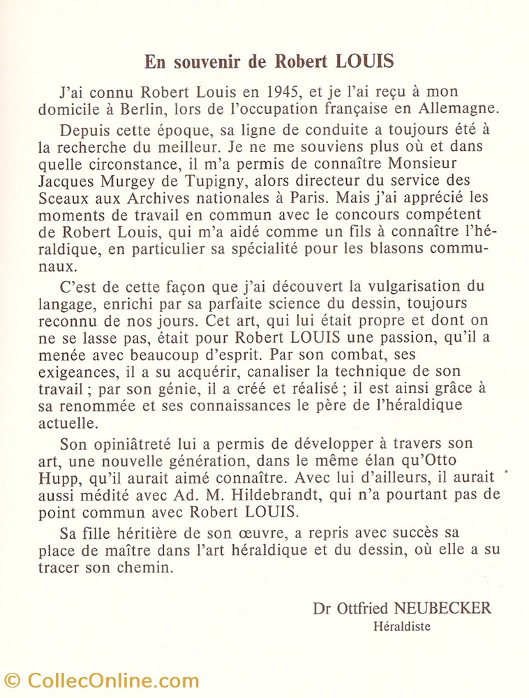 LOUIS vieux papier ex libri louis