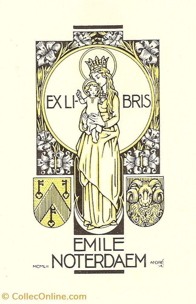 vieux papier ex libri noterdaem