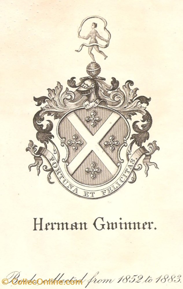 GWINNER vieux papiers ex libris gwinner