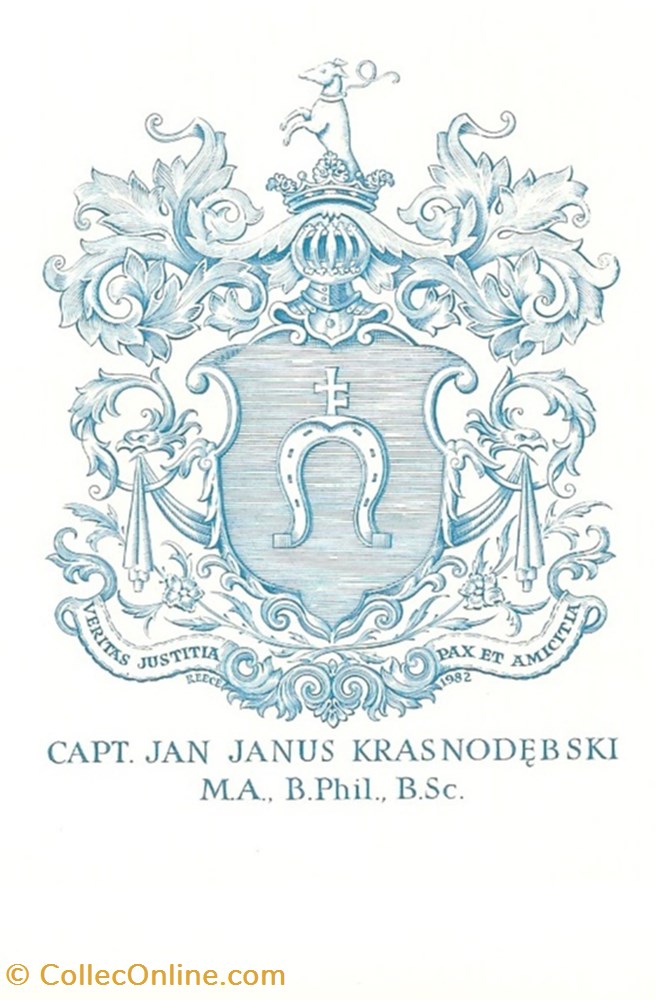 KRASNOBEBSKI vieux papiers ex libris krasnobebski