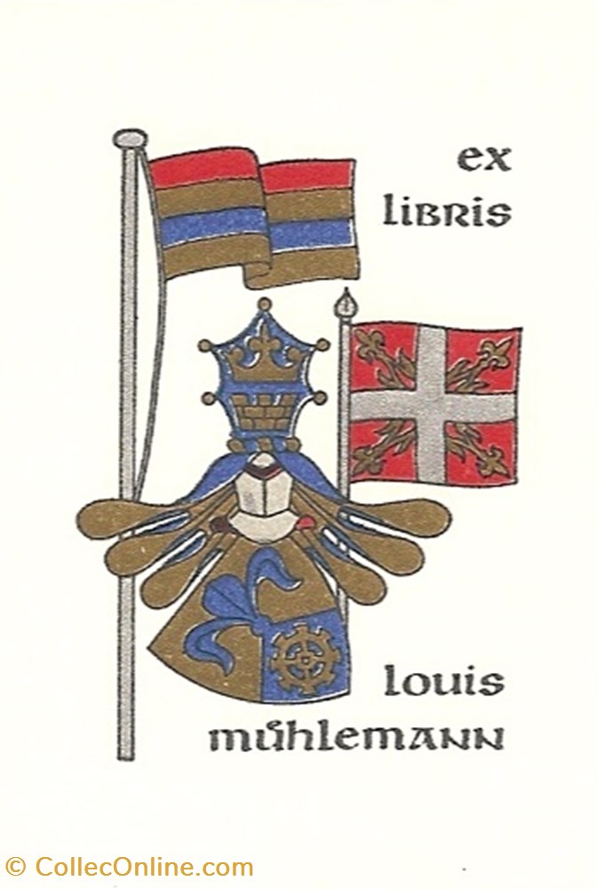 vieux papier ex libri muhlemann