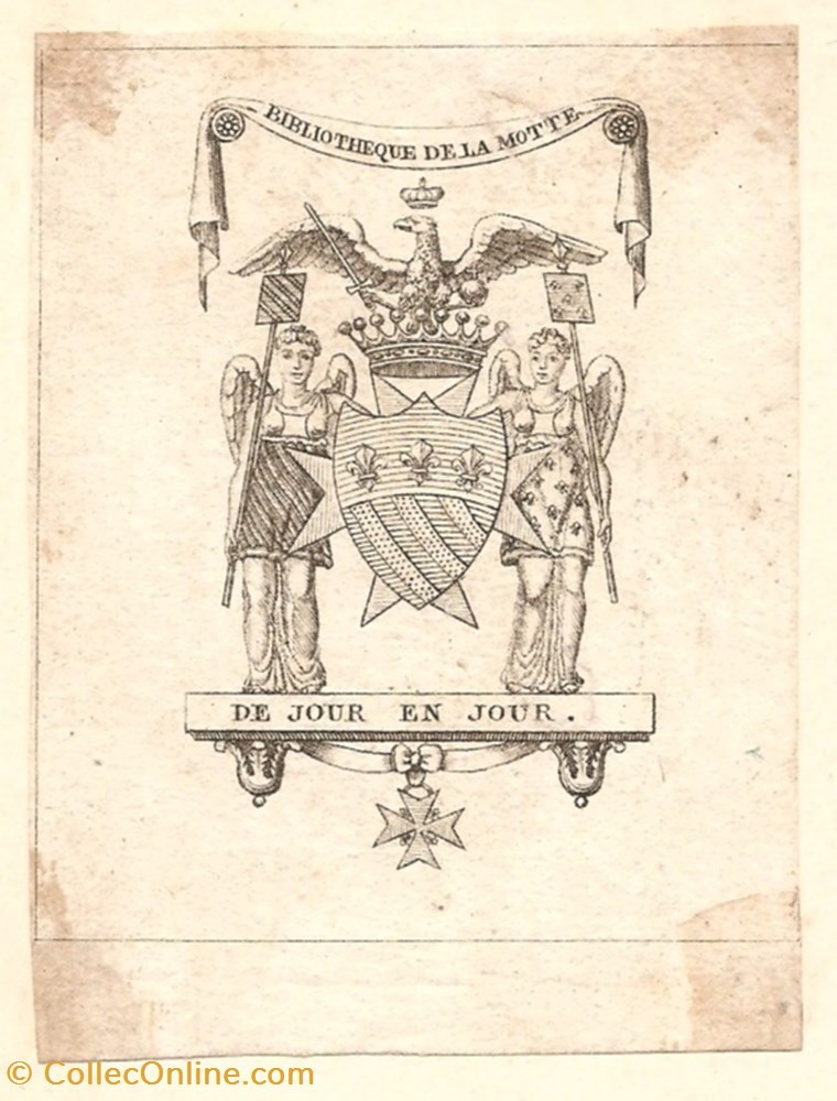 MOTTE vieux papiers ex libris motte