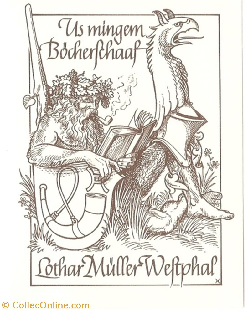WESTPHAL vieux papiers ex libris westphal
