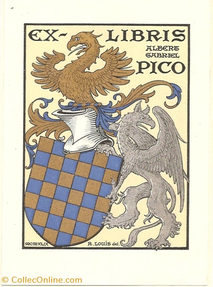 PICO vieux papiers ex libris pico