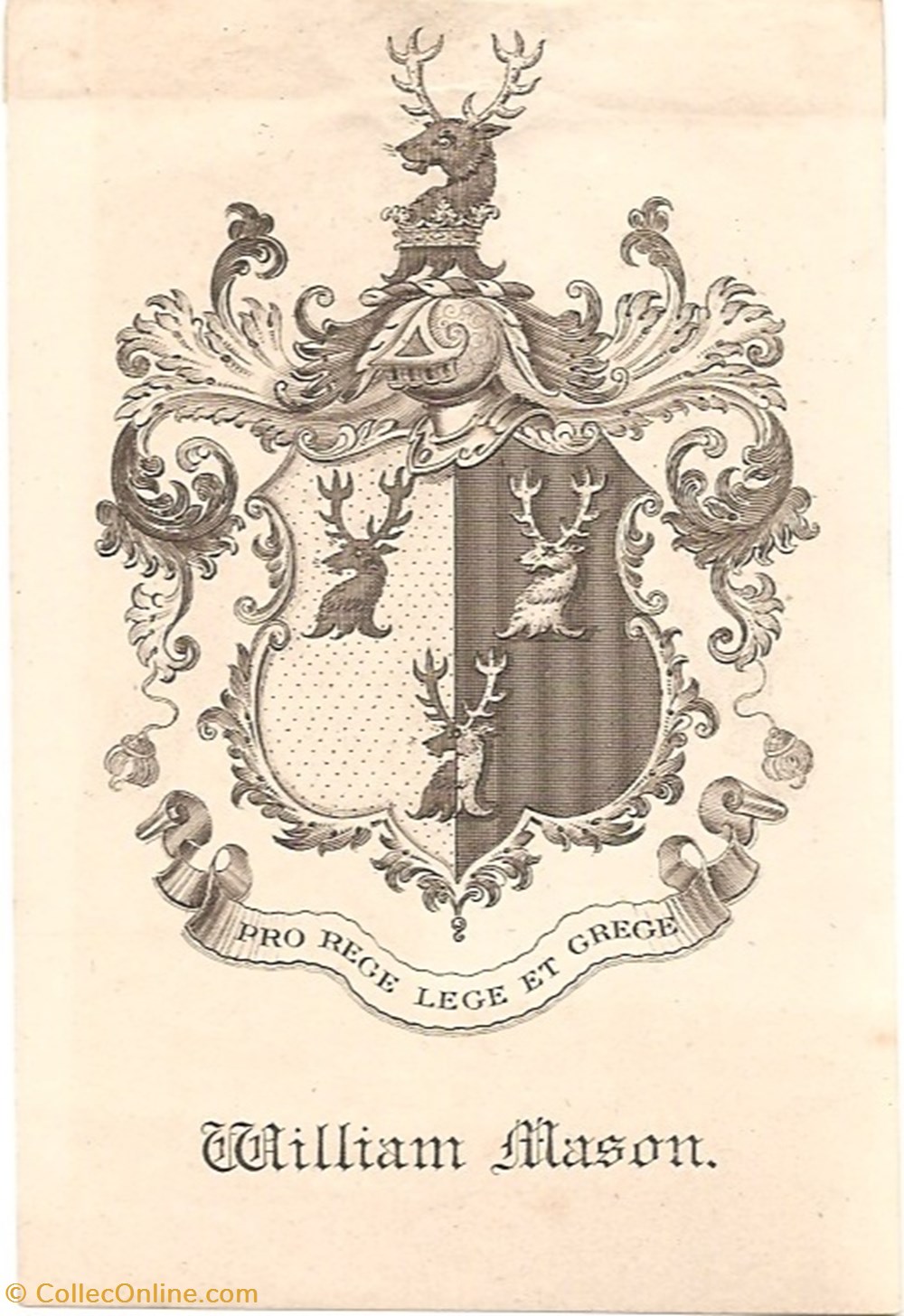MASON documents anciens ex libris mason