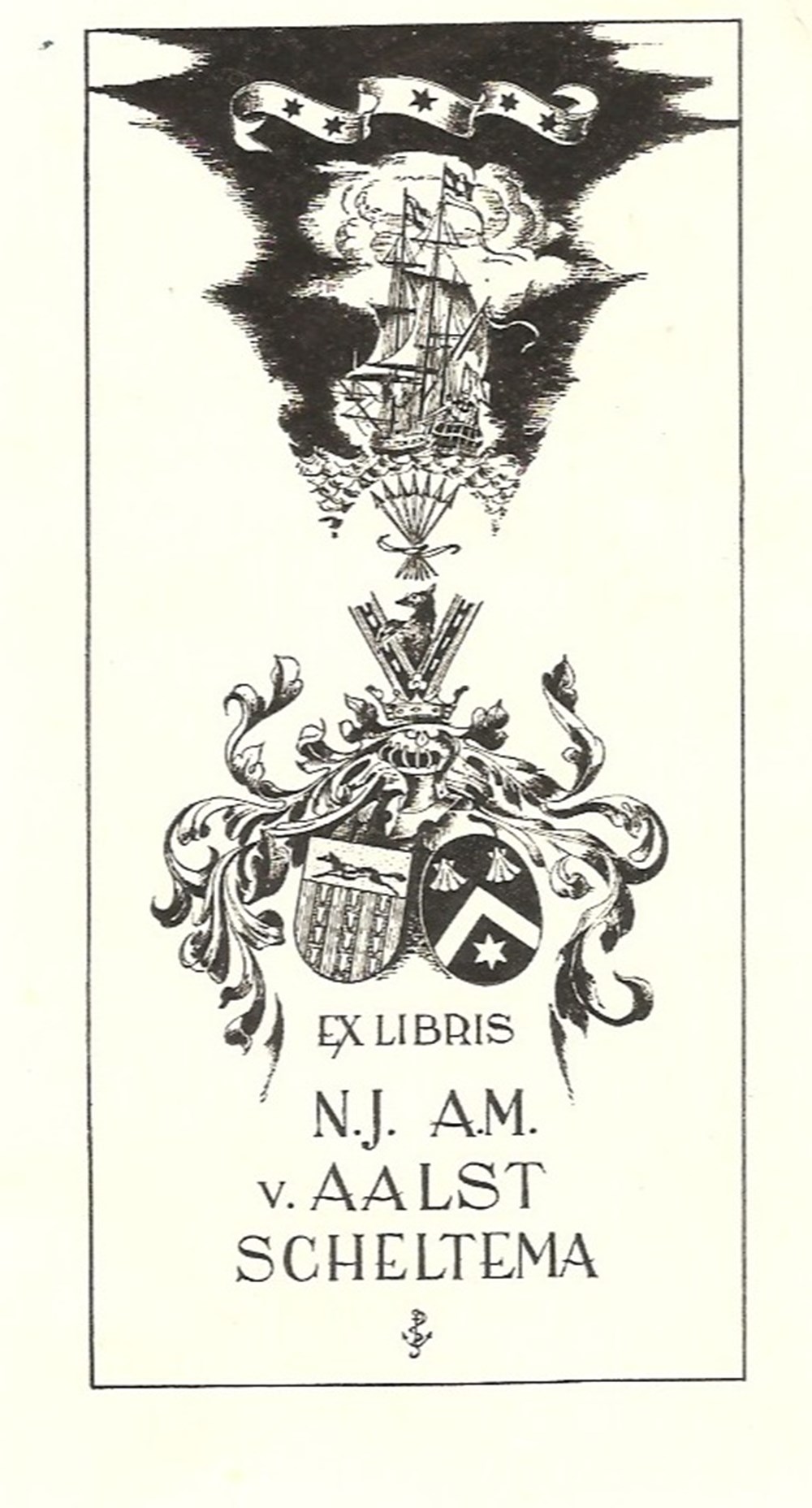 documents anciens ex libris van aalst scheltema