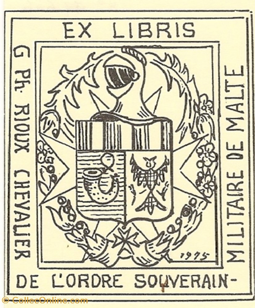 vieux papier ex libri rioux