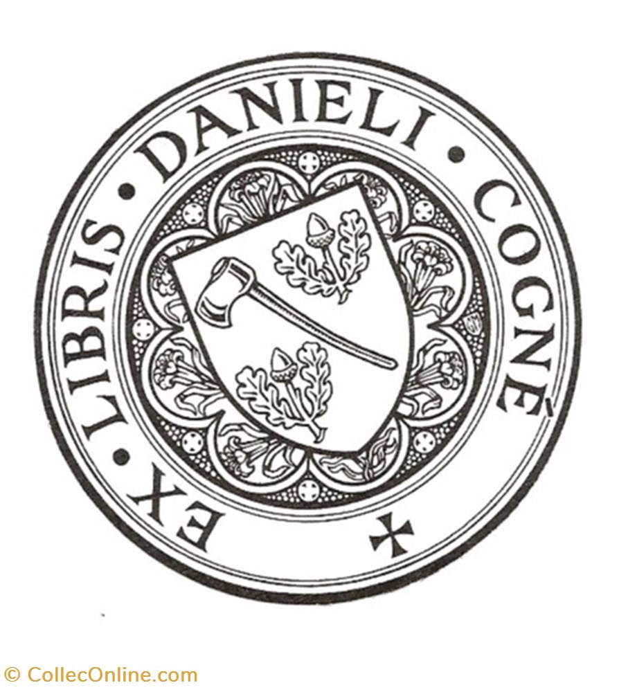 COGNÉ vieux papiers ex libris cogne
