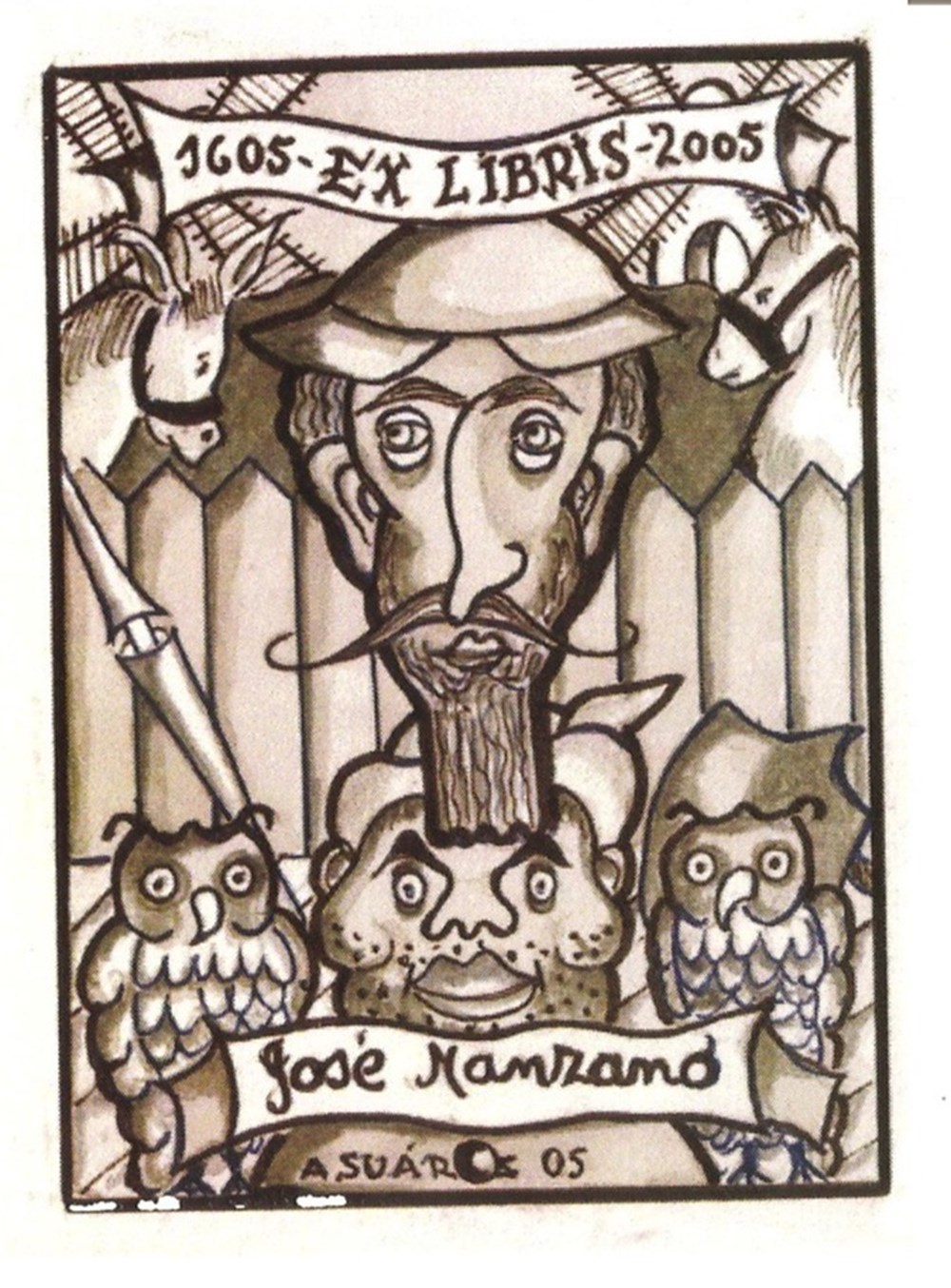 MANZANÓ documents anciens ex libris manzano
