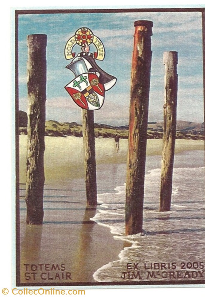 McCREADY vieux papier ex libri mccready