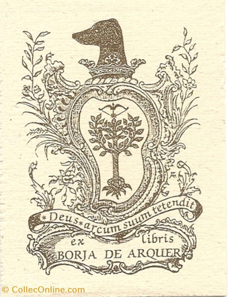 vieux papier ex libri arquer