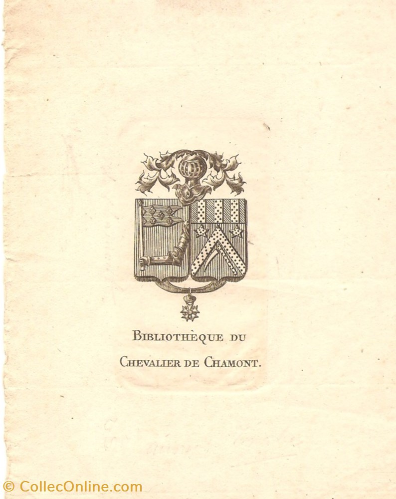 vieux papiers ex libris chamont