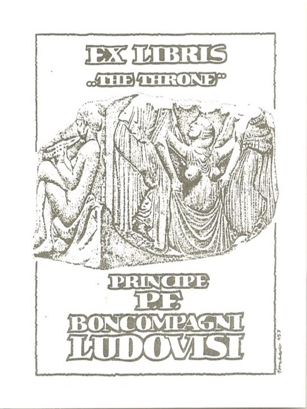 documents anciens ex libris boncompagni ludovisi