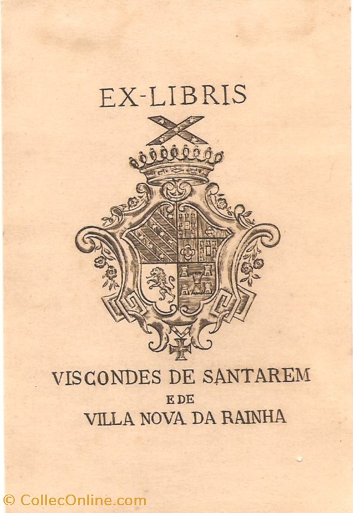SANTAREM vieux papiers ex libris santarem