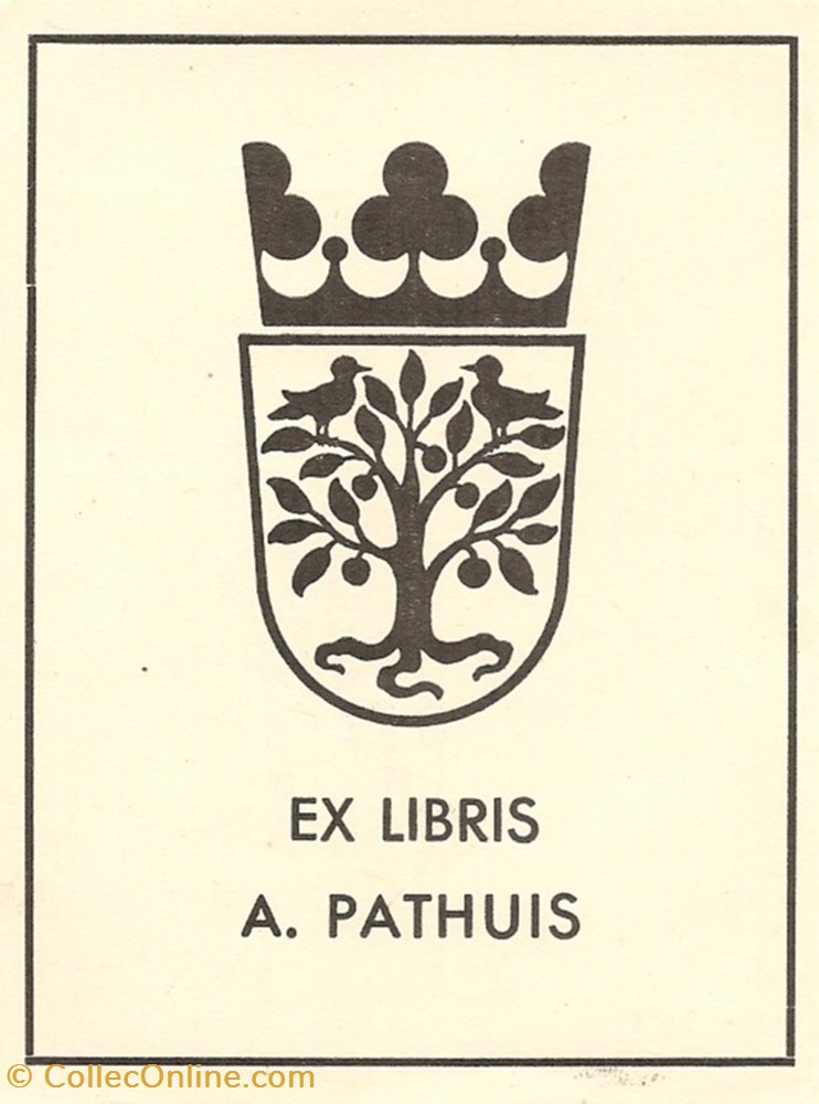 PATHUIS vieux papier ex libri pathuis