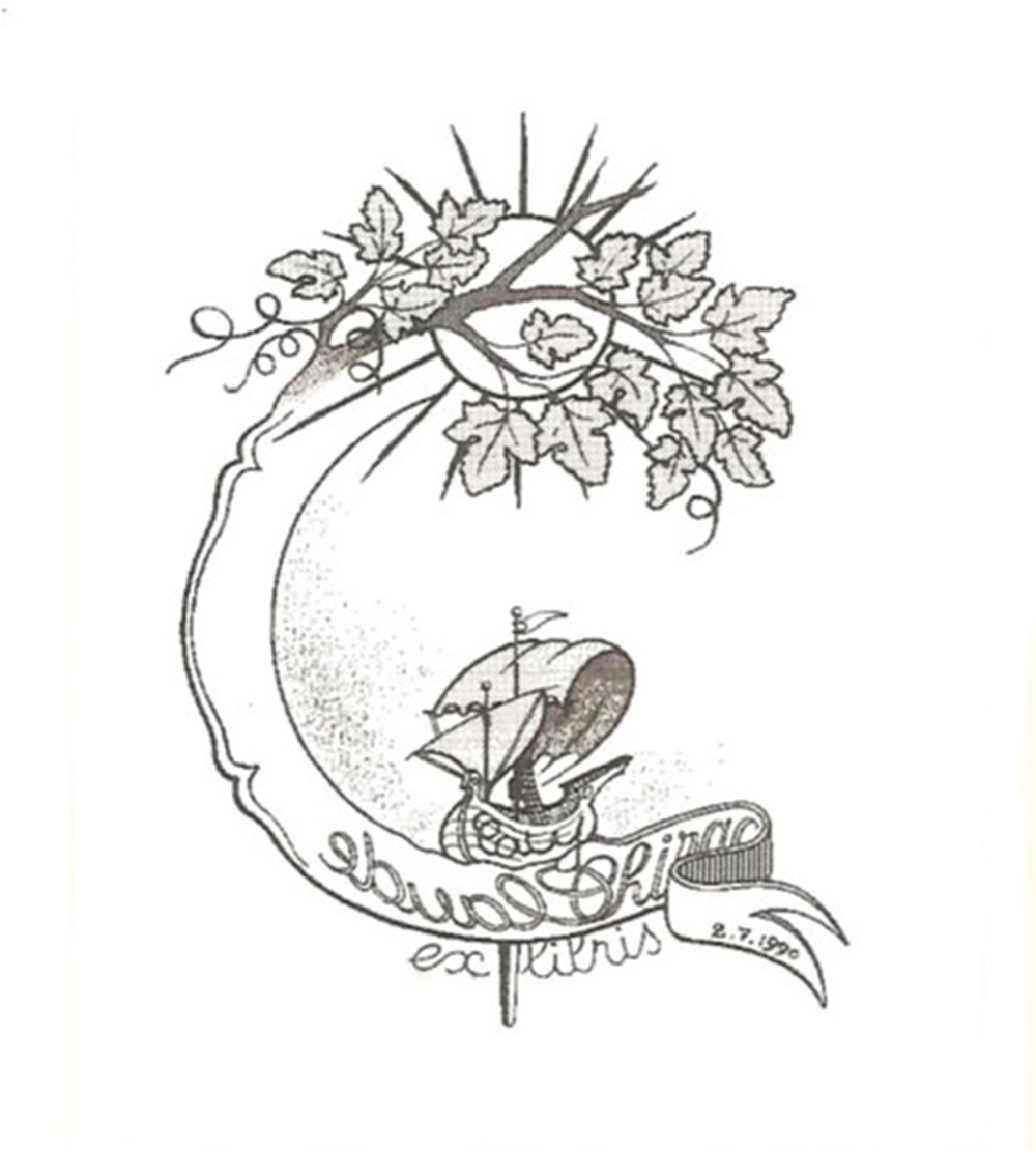 documents anciens ex libris chirac