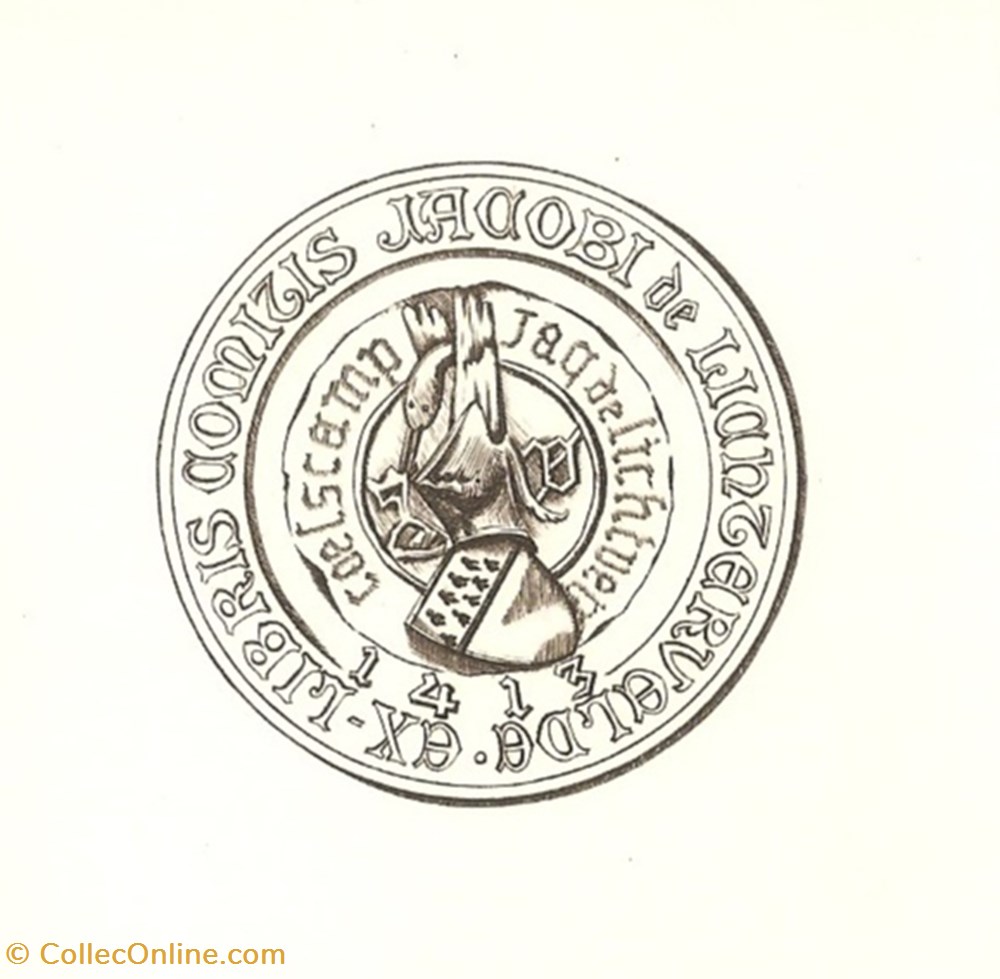 LICHTERVELDE vieux papiers ex libris lichtervelde