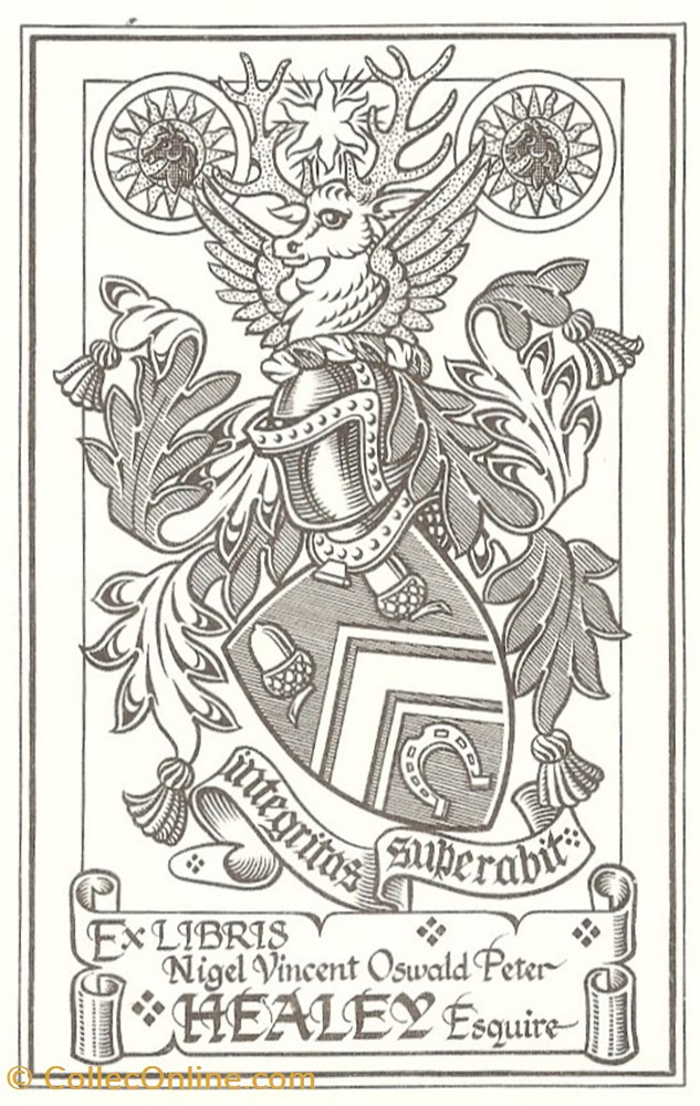 HEALEY vieux papiers ex libris healey