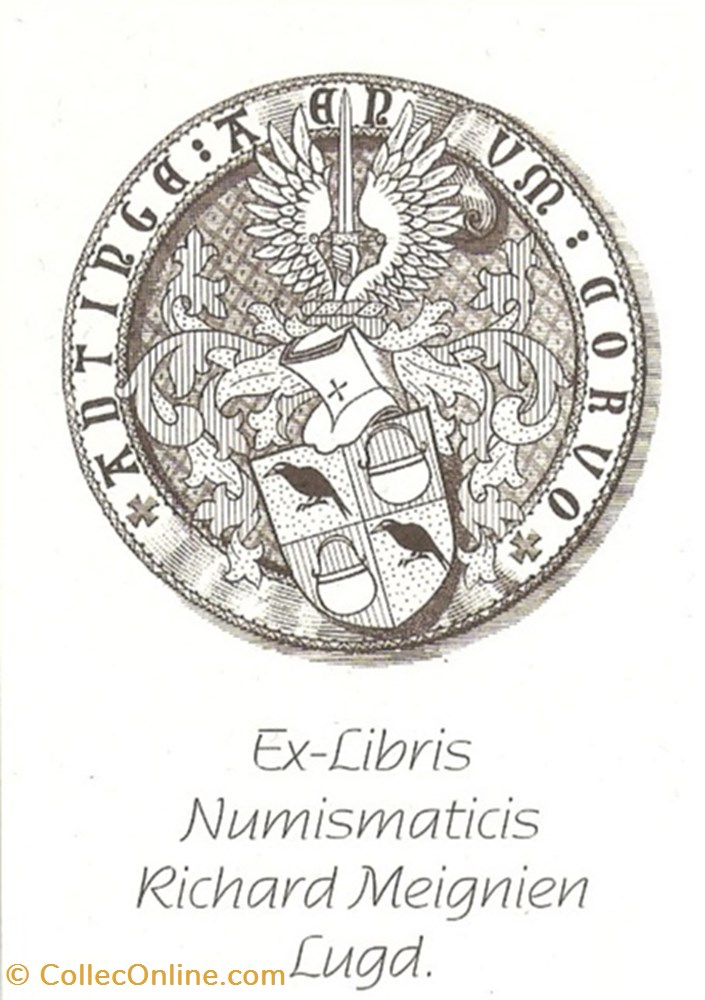 MEIGNIEN vieux papiers ex libris meignien
