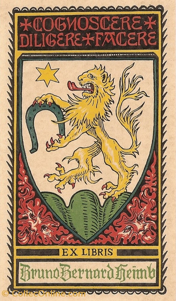 HEIM vieux papiers ex libris heim