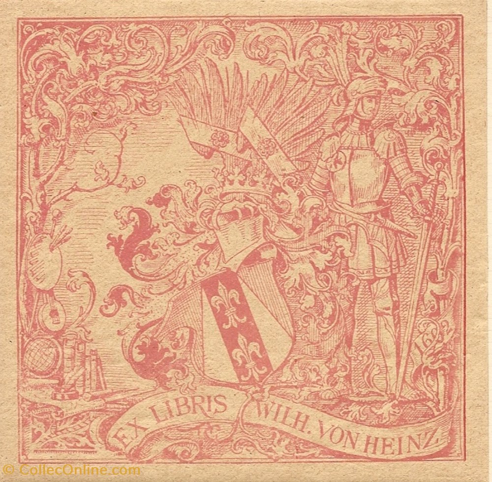 HEINZ documents anciens ex libris heinz