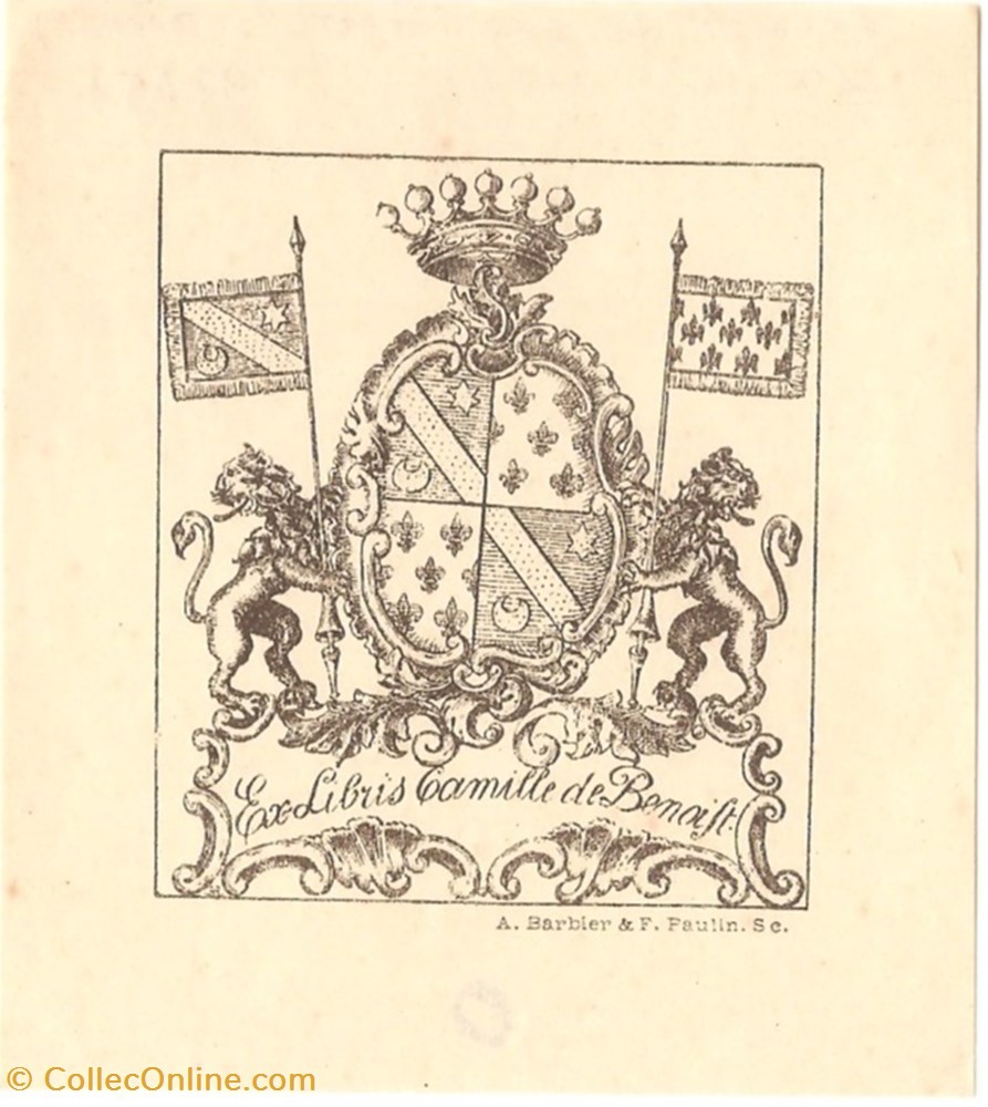 vieux papiers ex libris benoist