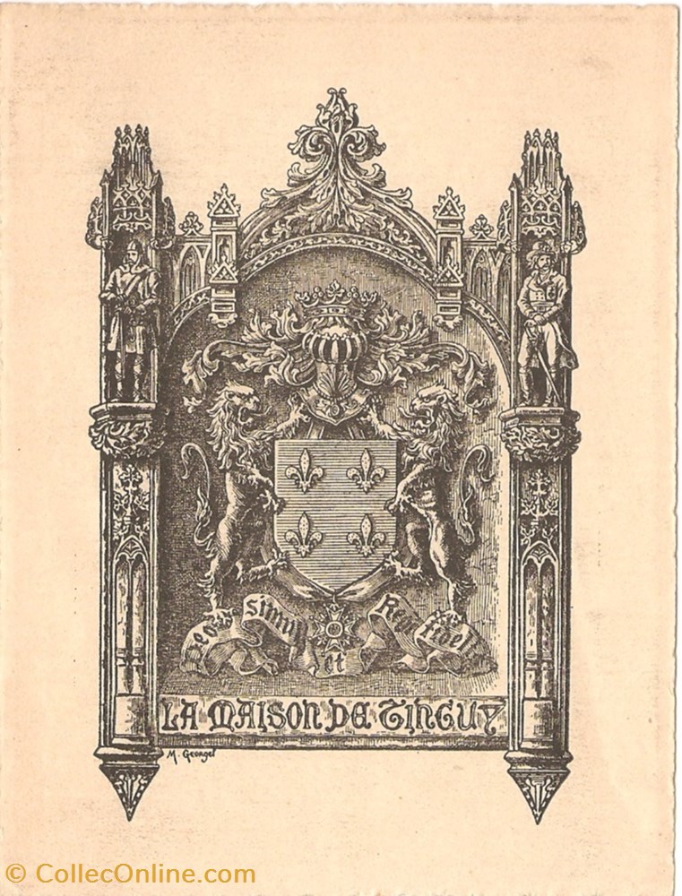 TINGUY vieux papiers ex libris tinguy