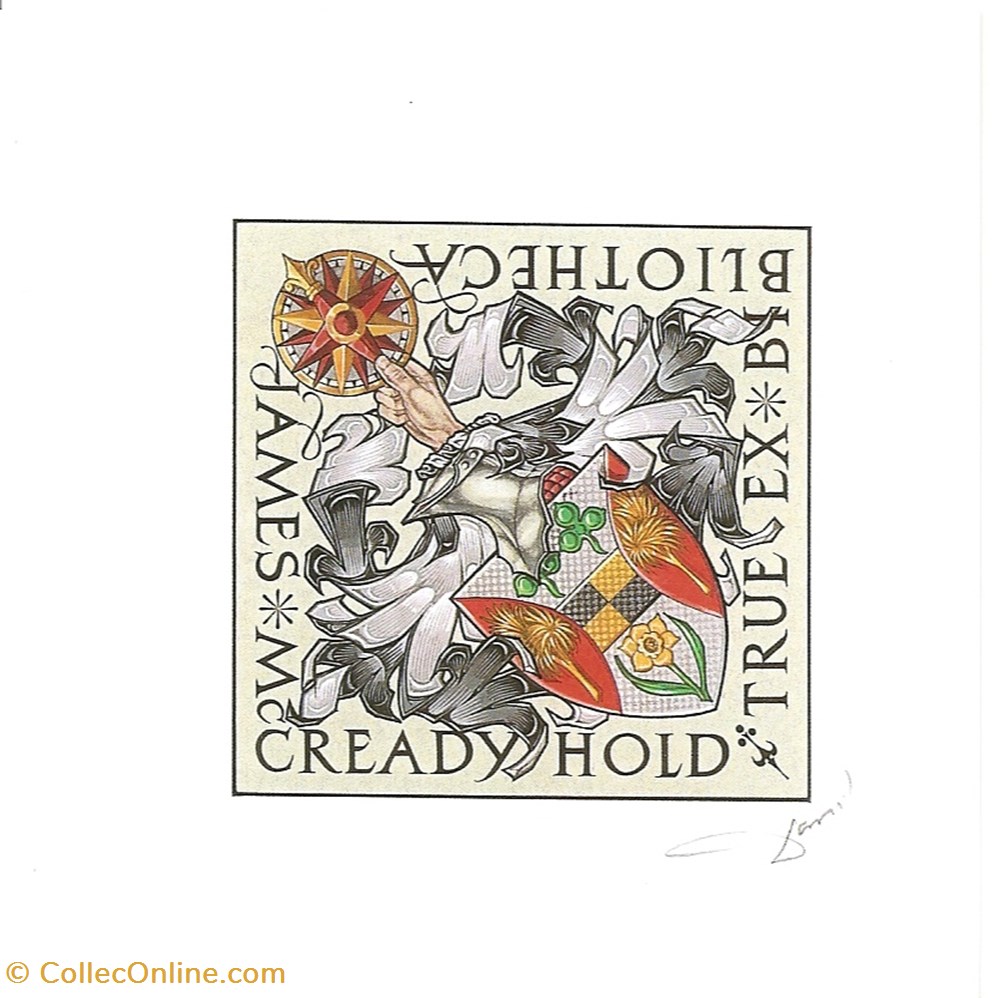 McCREADY vieux papier ex libri mccready