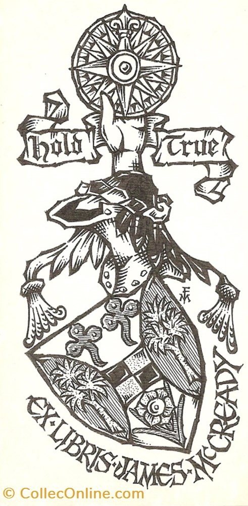 McCREADY vieux papiers ex libris mccready