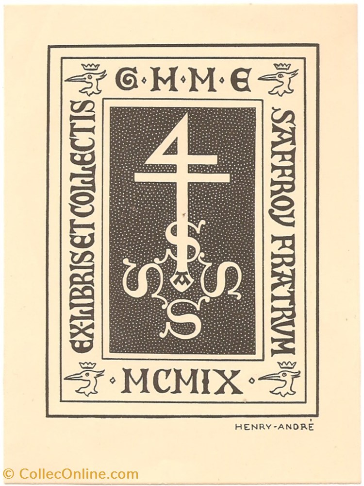 SAFFROY vieux papiers ex libris saffroy