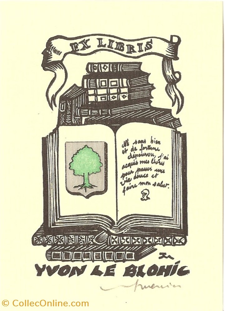 vieux papiers ex libris le blohic