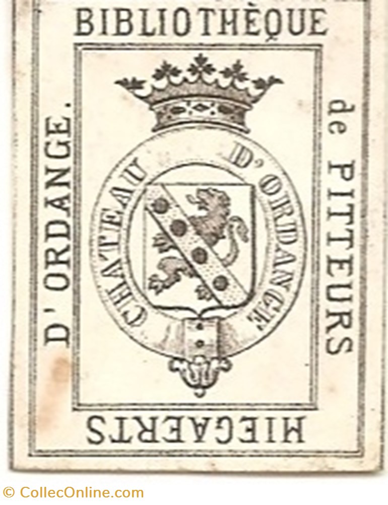 PITTEURS vieux papiers ex libris pitteurs